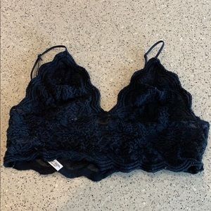 Free people black bralette